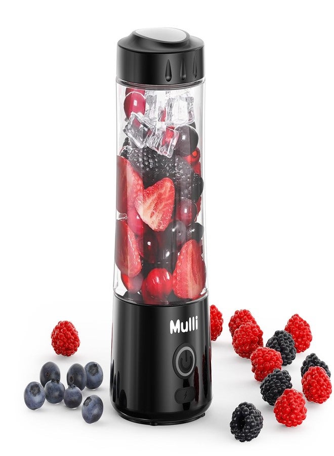 Mulli Portable Blender,USB Rechargeable Personal Mixer for Smoothie and Shakes, Mini Blender with Six Blades for Baby Food,Travel,Gym(Update) - Image 1